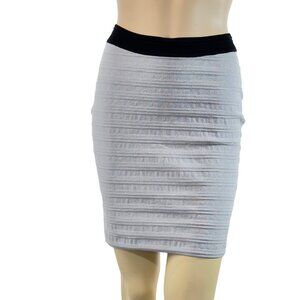 Cut25 by Yigal Azrouel Women's Metallic Silver Skirt Size M